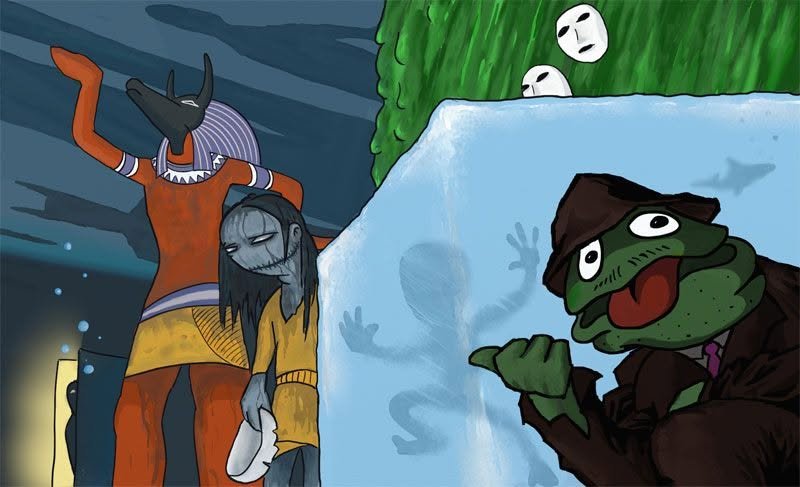 Anubis of ectoplasmic detective